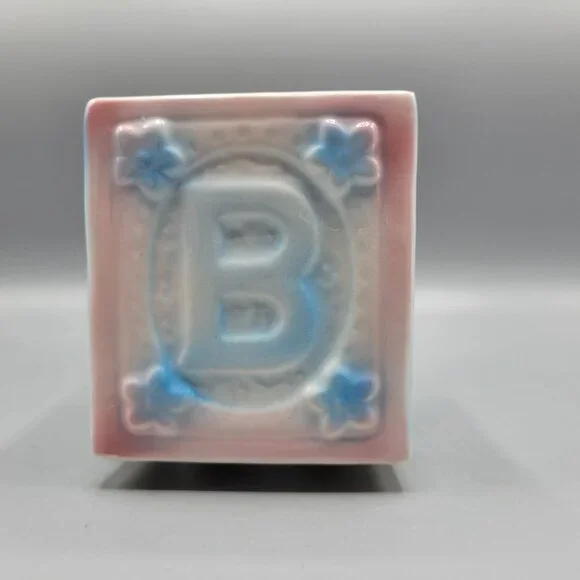 Vintage Ceramic Lamb Nursery Planter Figurine Anthropomorphic Pastel Colors - Picture 7 of 12